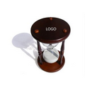 Custom Classic Wood Sand Timer, 2"L x 3 1/4"H